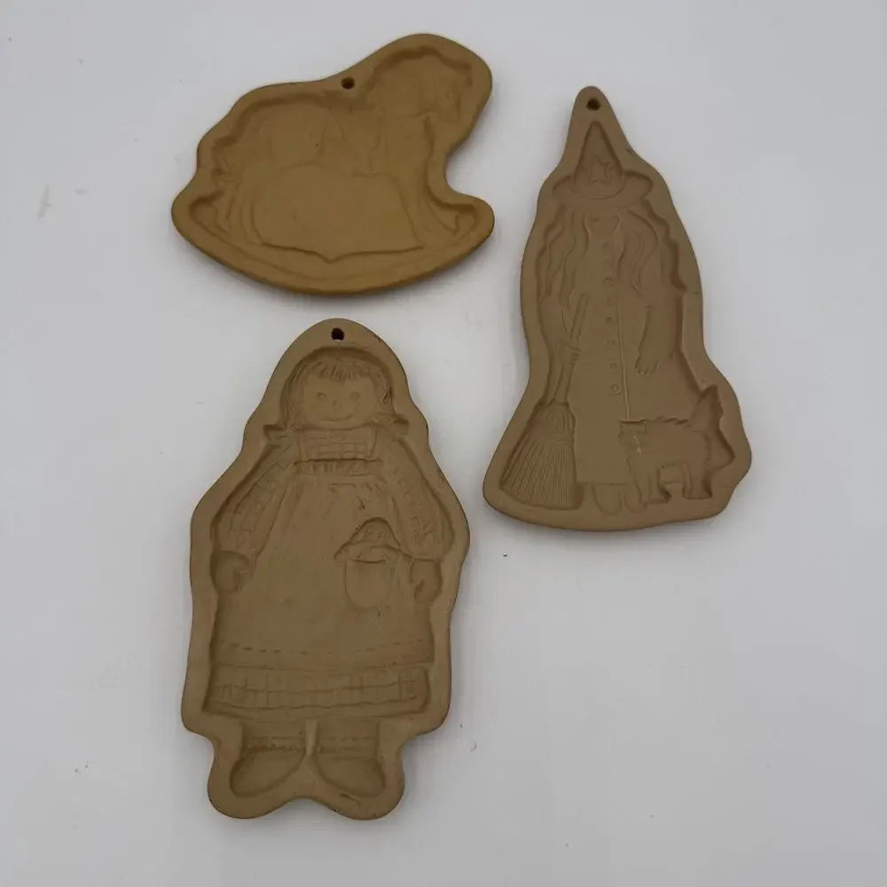 Vintage Cookie Mold Rocking Horse, Baking Stone, Brown Bag Cookie Art 1986